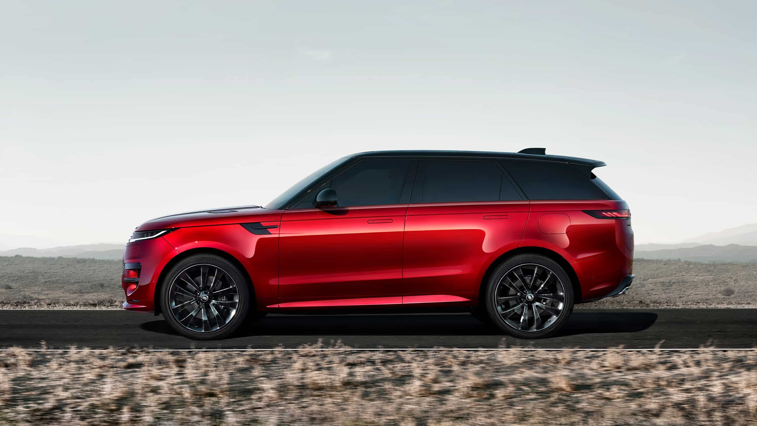 Range Rover Sport side view. 